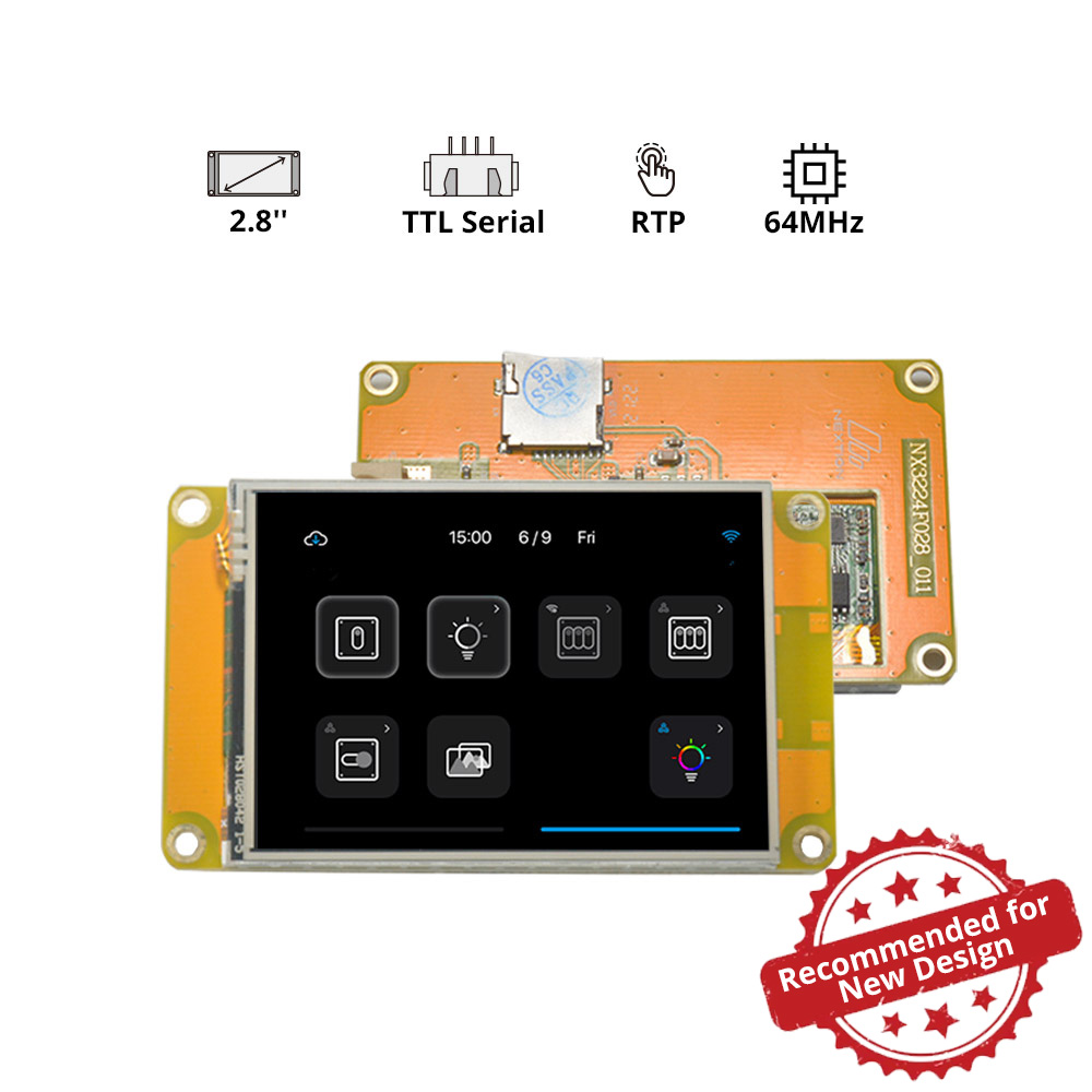 

NX3224F028 - Nextion 2.8" Discovery Series HMI Touch Display