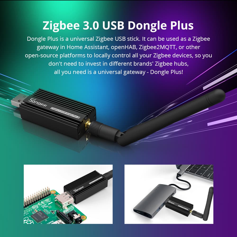 Zigbee 3.0 USB Dongle Plus–ZBDongle-E 9