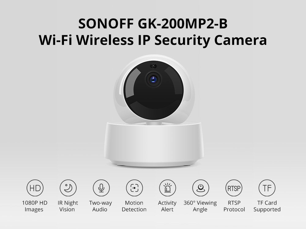 SONOFF GK-200MP2-B – Wi-Fi Wireless IP Security Camera (Cloud Storage) 11