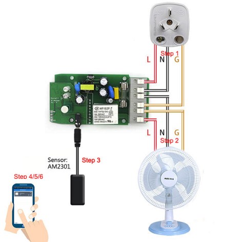 How to DIY A Temperature Controlled Fan - ITEAD STUDIO OFFICIAL