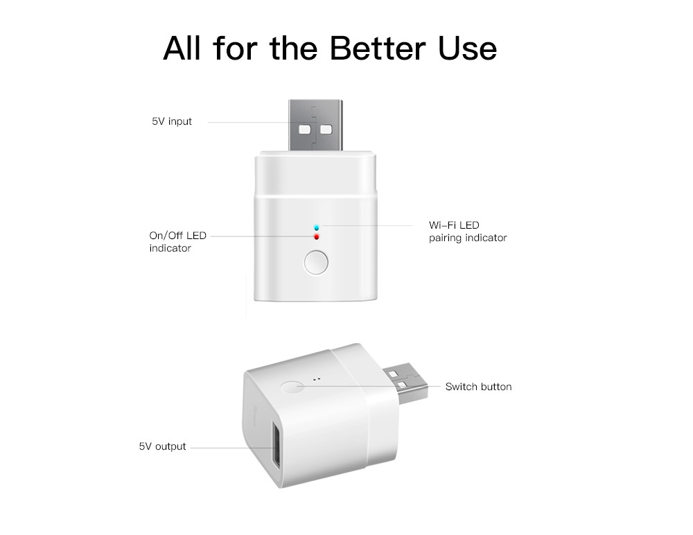 SONOFF Micro-MFG – 5V Wireless USB Smart Adaptor 29