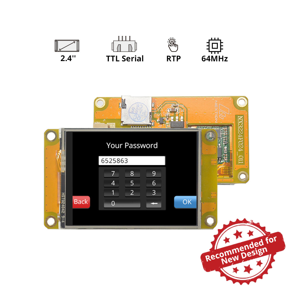 

NX3224F024 - Nextion 2.4" Discovery Series HMI Touch Display