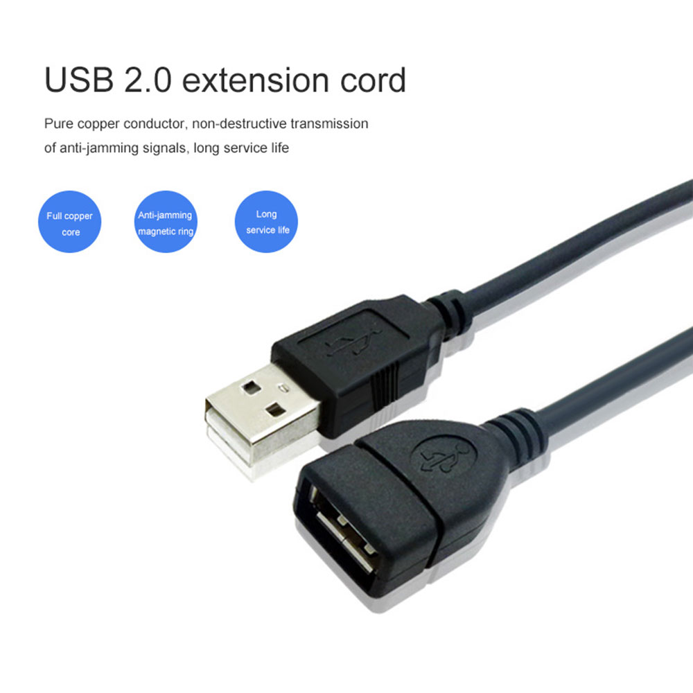 1.5M USB Male to Female Extension Cable 16