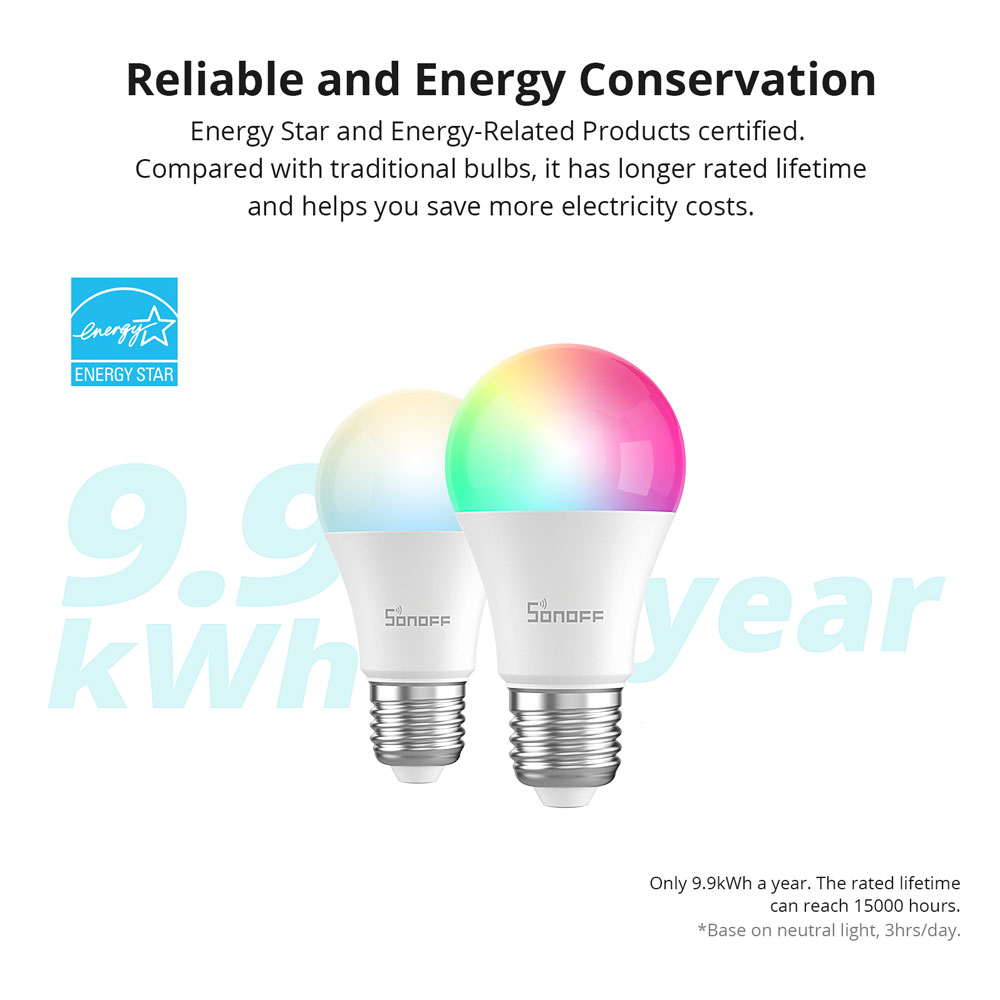 SONOFF B02-BL/B05-BL Wi-Fi Smart LED Bulb 131