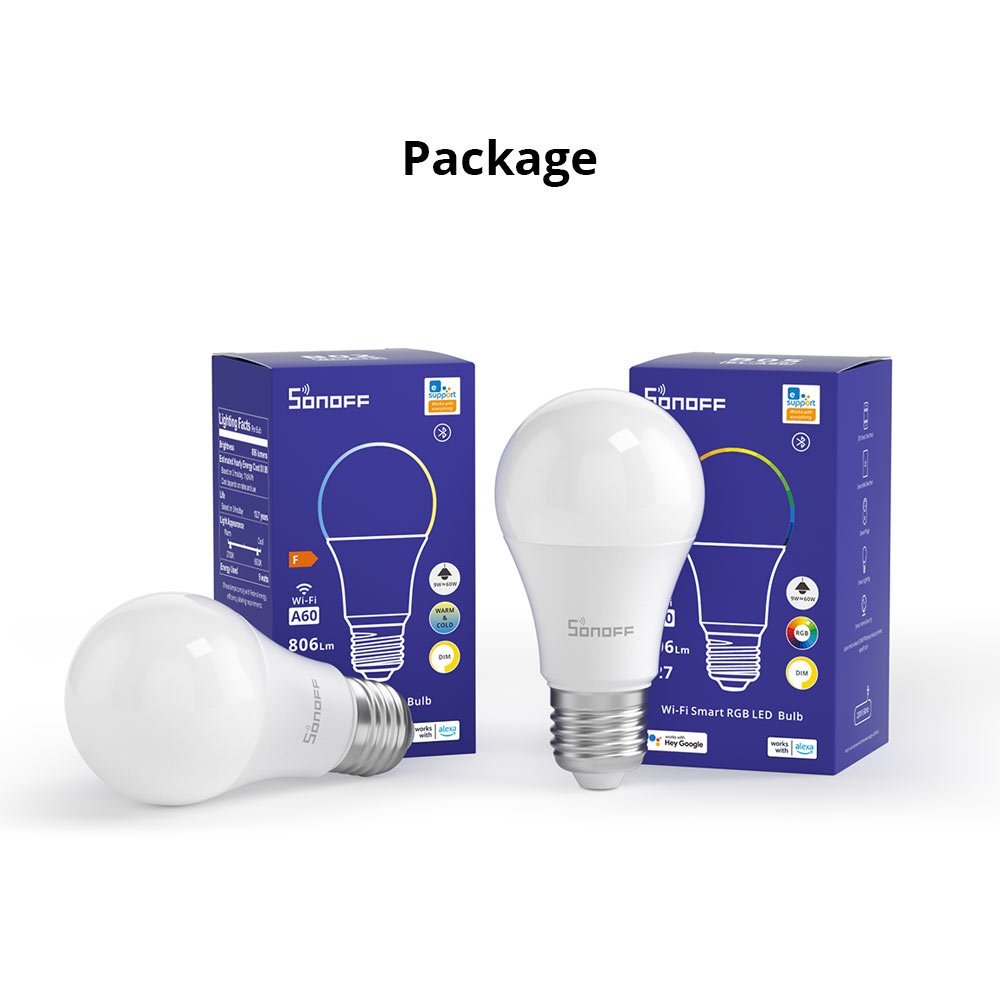SONOFF B02-BL/B05-BL Wi-Fi Smart LED Bulb 144