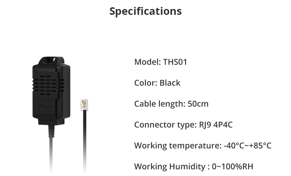 Sonoff THS01 - Temperature and Humidity Sensor