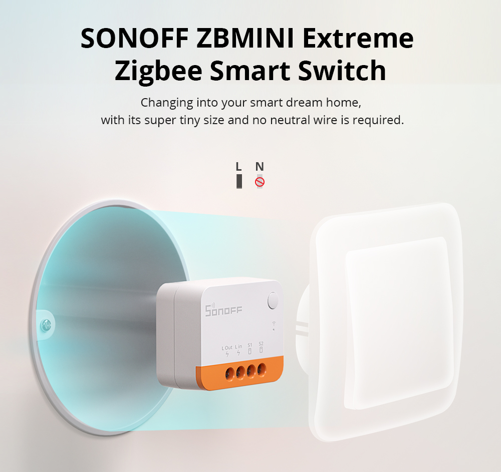 SONOFF ZBMINI Extreme Zigbee Smart Switch ZBMINIL2 (No Neutral Required) 10