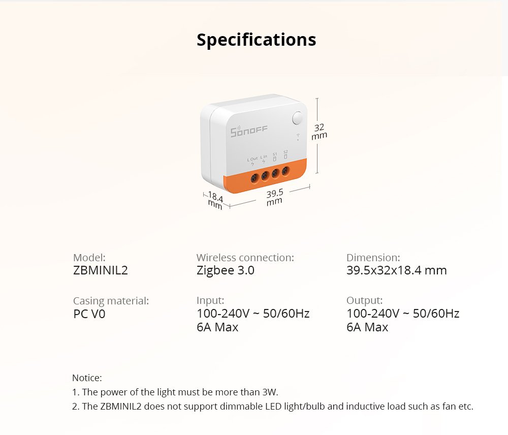 SONOFF ZBMINI Extreme Zigbee Smart Switch ZBMINIL2 (No Neutral Required) 24