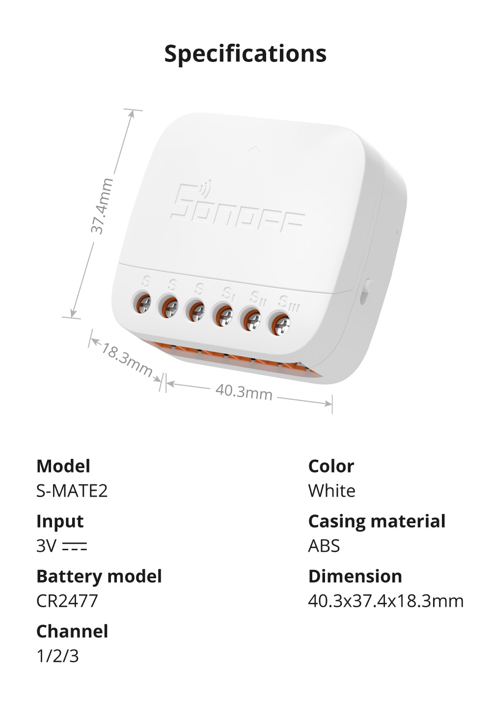 SONOFF S-MATE Extreme Switch Mate 16