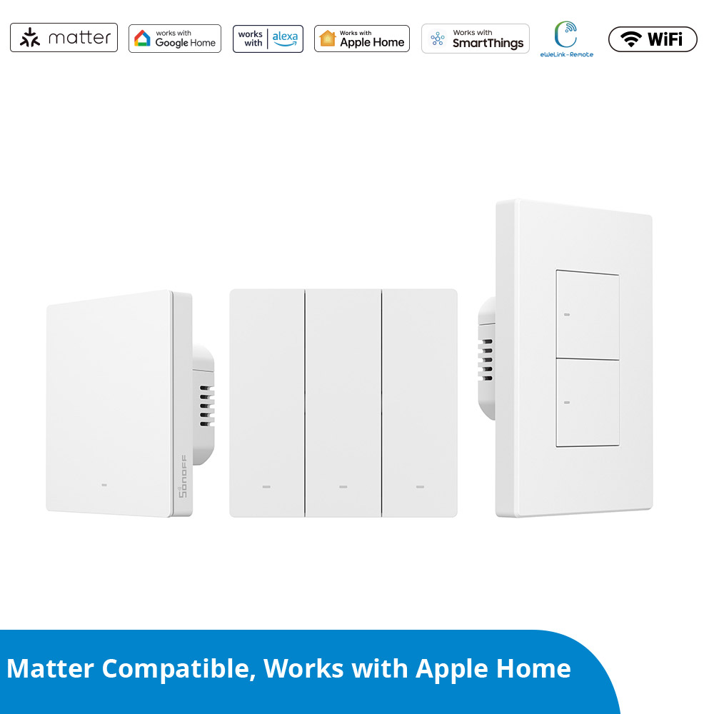 

SONOFF SwitchMan Smart Wall Switch-M5 Matter (White)