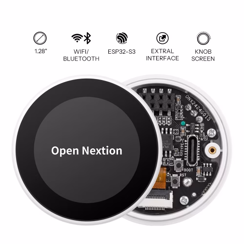 ONX2424G013- Open Nextion 1.28" Genius Series ESP32-S3 IPS Smart Knob Screen