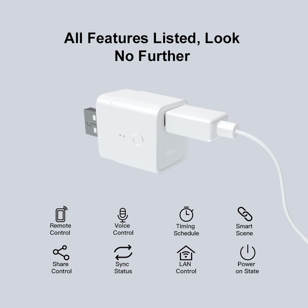 SONOFF Micro – 5V Wireless USB Smart Adaptor 50
