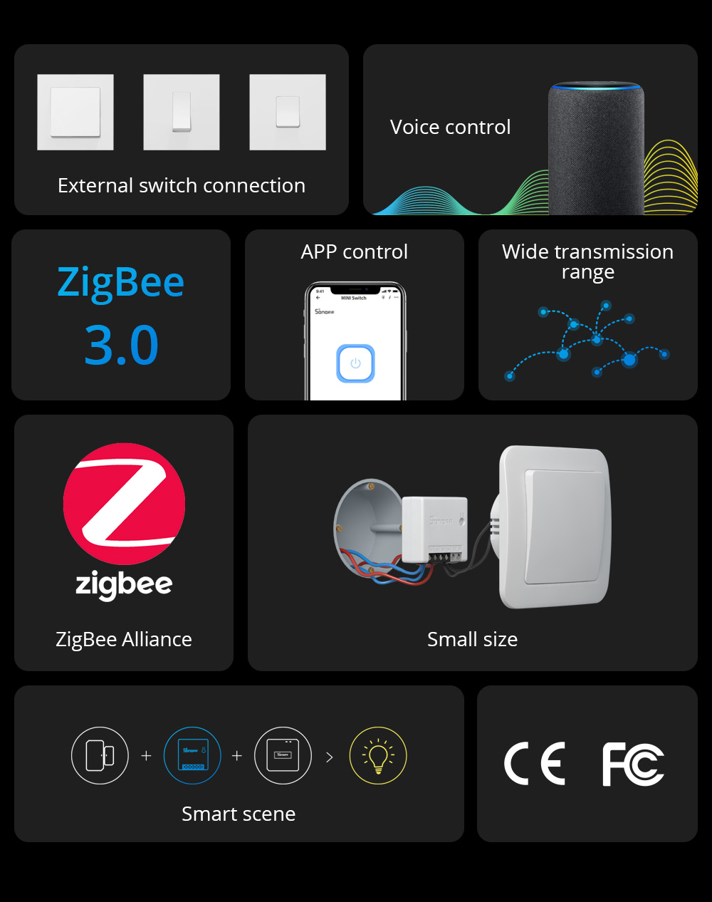 SONOFF ZBMINI Zigbee Two Way Smart Switch 9